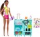 Barbie  Dolls  Accessories Marine Biologist Doll Brunette  Mobile Lab Playset with 10 Pieces Case Opens for Storage  Travel
