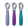 NUK Kiddy Cutlery Spoons 3 Pack 18 Months Purple  Green Purple  Green