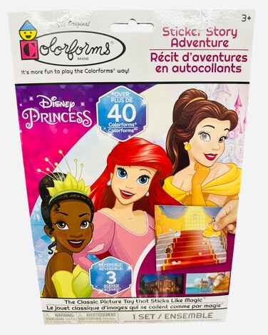 Colorforms Disney Princess Sticker Story Adventure