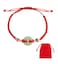 nsgglecher Vintage Jade Peace Clasp Beaded Red Rope BraceletWomen Men Handwoven Lucky Chinese Knot Rope Couple Bracelets Handmade Braided Adjustable The Best Feng Shui Bracelet
