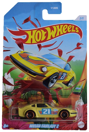 Hot Wheels Nissan Fairlady Z Yellow Easter 25