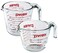 Pyrex Prepware 2Piece Glass Measuring Set 1 and 2Cup 2 Pack Clear