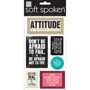 MAMBI Sticker Soft Spoken Attitude Is Everything