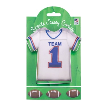 Ann Clark Cookie Cutters Sports Jersey and Fondant   4375 Inches  US Tin Plated Steel