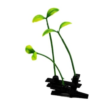 20PC LEAF Bean Sprout Hair Clips Pack Little Leaf Leaves Rave Plur Festival EDM Concert Flower Grass Cute Small Straight Hairpins Funny Costume Barrette Headwear Hair Accessories Party Headwear Pin