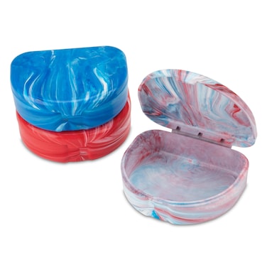 Marble Retainer Cases 3 Pack Patriot