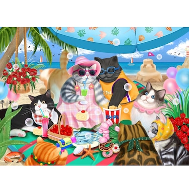 Fanbusa 500 Pieces Adult Puzzle Story Time Jigsaw Puzzles Large Fits Family Challenge Best Games for Adults Educational Puzzles Gifts for Birthdays and Holidays Home Decoration