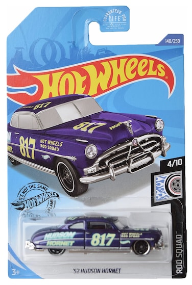 Hot Wheels 52 Hudson Hornet Blue 140250 Rod Squad 410