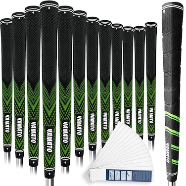Yamato New Series Golf Grips With Putter Grip And Golf Grip Tape Golf Club Grips 12 Iron Grips And 1 Putter Grip With 15 Tape Strips Great Gifts For Golfer Men Women