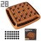 Hcusus Magnetic Chess Game Magnet Game Board Games for Kids and Adults Family Night Magnetic Chess Set Family Game Ideal for All Age on Family and Friend Game Night 24 Players