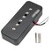 Musiclily Wilkinson M Series Alnico 5 P90 Soapbar Neck Pickup for Les PaulSG Electric Guitar Black