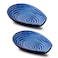 Hasense Spoon Rest for Kitchen Countertop and Stove Top Stable Heatresistant Spoon Holder for Home Kitchen Coffee Bar Cooking Blue Utensil Rest for Spatula Ladles Tongs 2 PCS