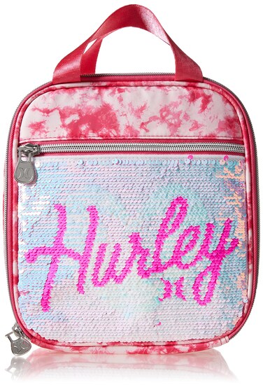 Hurley One and Only Insulated Lunch Box Pink Tiedye OS One and Only Insulated Lunch Box