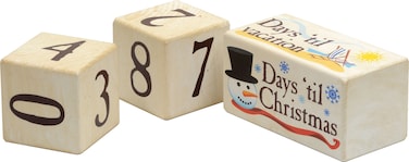 Maple Landmark Days Til Countdown Blocks  Made in USA