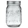 Ball Regular Mouth Glass Mason Jars with Lids and Bands Used for Canning Pint 16 Ounce Pack of 6