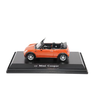 143 New Mini Convertible Metallic Orange  Optimum Diecast  Motor City Classics