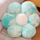 lannery Flower Plush Throw Pillows Flower Floor Pillow Seating Cushion Toy for Reading Room Watching TV 256 Blue