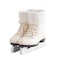 KK Interiors 52642A 7 Inch White Resin Pair Of Ice Skates With Glittered Lining