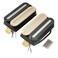 Musiclily Artec HXTN Super Power Dual Hot Rail Ceramic Humbucker Electric Guitar Neck Bridge Pickup Set Zebra