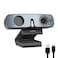 ROCWARE Webcam with Super Mic RC28 1080p 60fps Webcam 2K Streamig Camera OmnidirectionalCardioid PatternAdjustable FOV TOF Autofocus LandscapePortrait Mode Web cam for StreamingGaming
