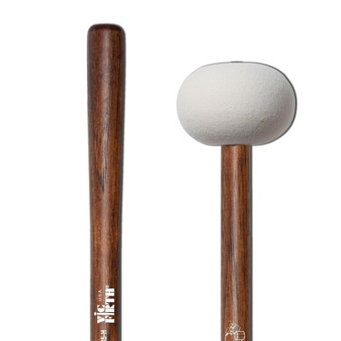 Vic FIrth  Corpsmaster Series Bass Drum Mallet  MB5H  Extra Extra Large Head  Hard