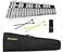ENNBOM 30 Notes Foldable Glockenspiel Xylophone Vibraphone Percussion Instrument 4 mallets