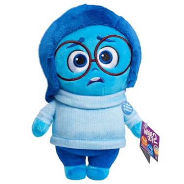 Just Play Inside Out 2 Talk It Out Small Plush  Sadness Kids Toys for Ages 3 Up
