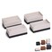 LUCKYQTQH Bed Risers Adjustable Furniture Risers Heavy DutyBed Risers Lifts to 153 and 4 InchesDesk Risers for Sofa Couch Bed Frame Supports Up to 3000 lbs