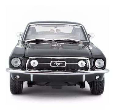 koenigtom Maisto 1967 Ford Mustang GTA FastBack Black 31166118 Scale Diecast Model Toy Car