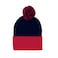 Sportsman  Pom Pom Knit Cap  SP15NavyRed