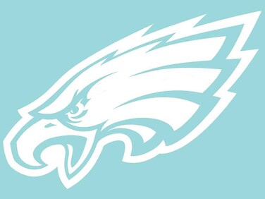 NFL Philadelphia Eagles WCR25655061 Perfect Cut Decals 8 x 8
