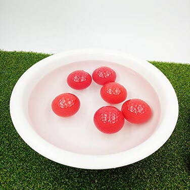 Floating Golf Balls Floater Ball Float Water Range Jinwei Golf Practice Ball 10 Balls with mesh Bag 10ballspack Orange