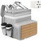 Jiefeike Food Delivery Backpack with 4 Cup Holder Insulated Pizza Bag for Delivery Bike Large Leakproof Delivery Bags for Hot Cold Food for Uber Eats Doordash