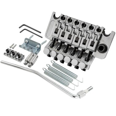 Musiclily Guitar Double Locking Tremolos Bridge for Electric GuitarChrome