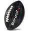 Barocity Football Premium Boy and Girl Official Match Ball with Reflective Iridescent Rainbow Hex Pattern Durable Indoor Outdoor Training Practice Game Playtime