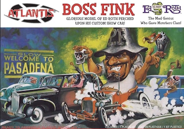 Atlantis  125 Ed Roth Boss Fink  Plastic Model Kit
