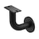 Inline Design Handrail Bracket Stainless Steel 316 Redshift Quasar Matte Black Powder Coat