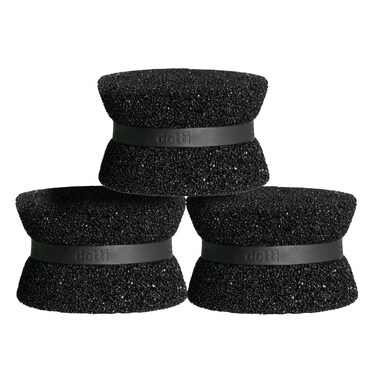 Dotti Super Scrubber Silicone Sponge  OdorFree NonScratch FastDrying and DishwasherSafe Dish Scrubber  Also for Showers Tile and Counters  3 Pack Odyssey