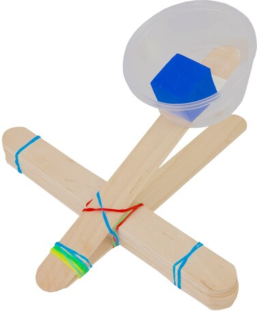 STEM INVENTIONS Craft Stick Catapults Kit Supplies for 30 Catapults