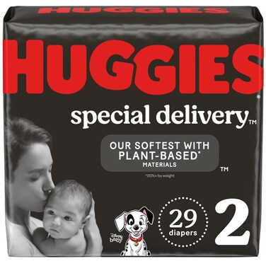 Huggies Special Delivery Hypoallergenic Baby Diapers Size 2 1218 lbs 29 Ct Fragrance Free Safe for Sensitive Skin