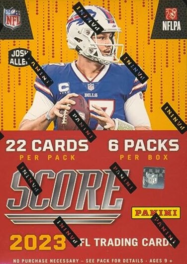 Score 2023 Football Card Blaster Box 132 Cards