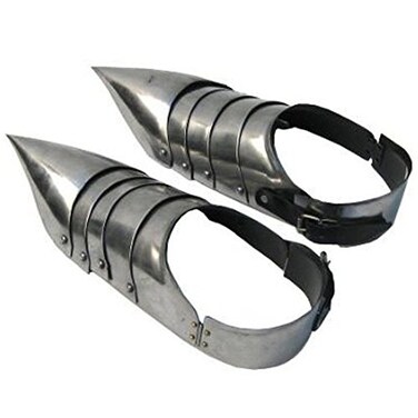 THOR INSTRUMENTS with device Steel Gothic Armor Shoes  One Pair Wearable Replica Armor Costume