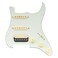 Musiclily Pro AutoSplit Prewired Standard HSS Pickguard with Artec Pickups Alnico 5 Magnet for ST Style Electric Guitar 3ply Aged White
