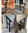 Handrails for Outdoor Steps Gray Handrail Arch1 or 2 Steps Stair HandrailAdjustable Outdoor Stair Railing with Installation Kit Hand Rails for Outdoor Steps2Step