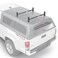 AARacks Model DX36 Universal Pickup Truck Cap  Topper 2 Bar Ladder Roof Van Rack System Adjustable Steel Cross Bars  Sandy Black