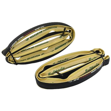 Vittoria Corsa G20 Graphene Tubular Tire 700x25C Skinwall and Black VT1977T