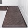 WEZVIX Cushioned Kitchen Mats Anti Fatigue Mats for Kitchen Floor Office  Sink  Laundry 12 Inch Thick Heavy Duty Kitchen Rugs and Mats NonSkid Ergonomic Comfort Foam Kitchen Floor Mat Brown