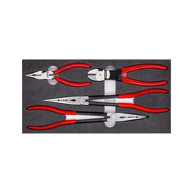 KNIPEX  00 20 01 V16 Tools  4 Piece Automotive Pliers Set in Foam Tray 002001V16