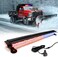 FOXCID Ediors 26 54 LED Emergency Warning Security Roof Top Flash Strobe Light Bar with Magnetic Base for Plow or Tow Truck Construction Vehicle Red  Blue