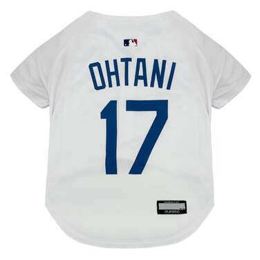 MLBPA Dog Jersey  Shohei Ohtani 17 Pet Jersey  MLB LA Dodgers Mesh Players Cat Jersey Size Medium